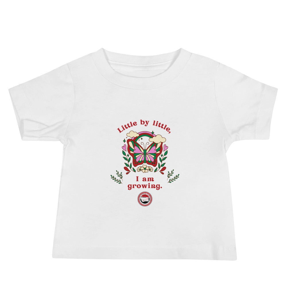 "Growing" Baby Jersey Short Sleeve Tee