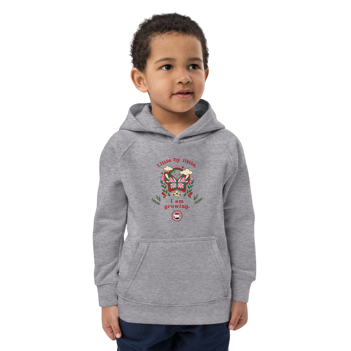 "Growing" Kids eco hoodie